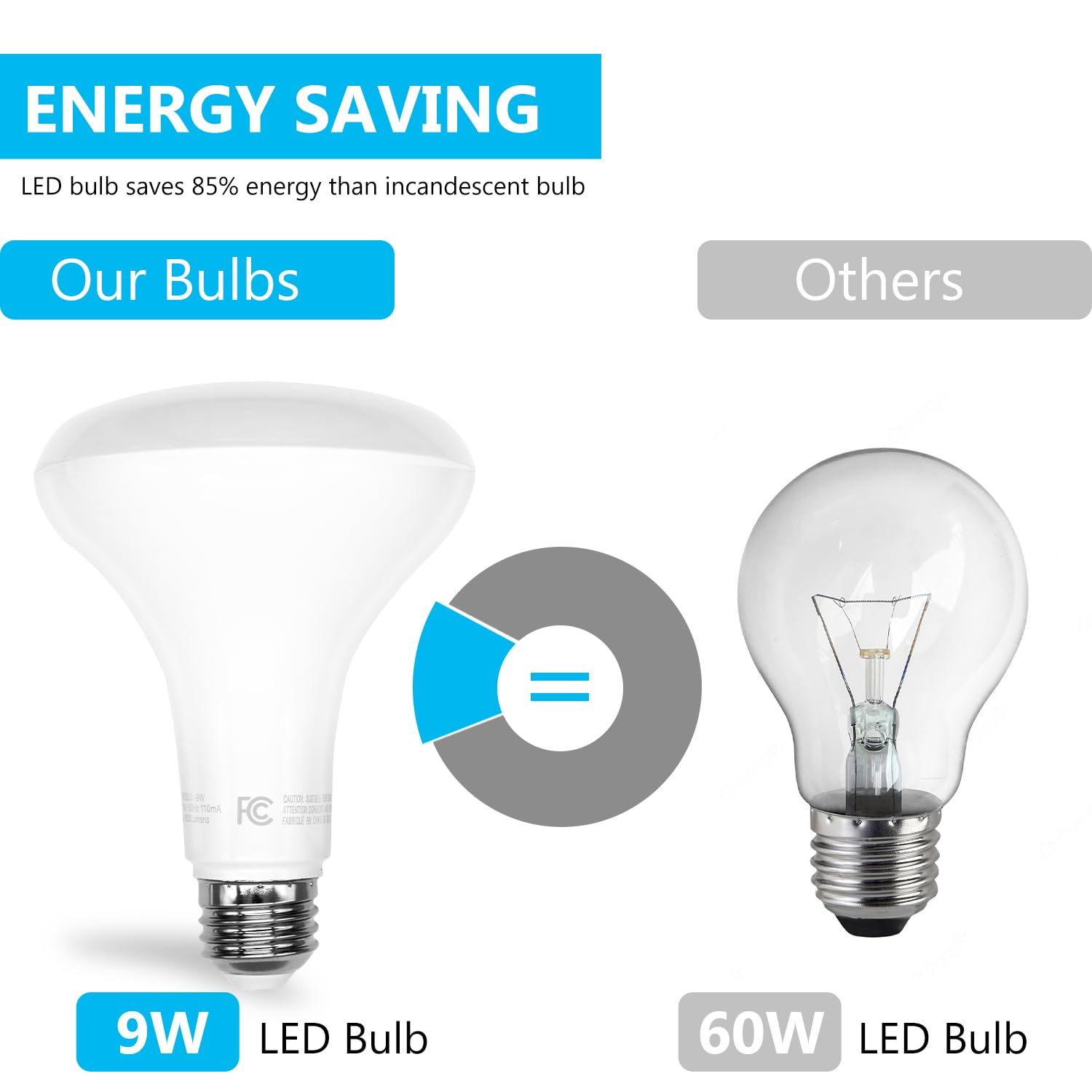 Daybetter Br30 Led Light Bulb, 24 Pack Dimmable Led Bulbs 65W Equivalent, Daylight White 5000K Light Bulbs Indoor Flood Light For Bedroom Kitchen Living Areas Hallway, 800 Lumens, E26 Standard Base