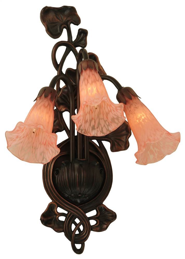 Reproductions 17 in. Pond Lily Wall Sconce