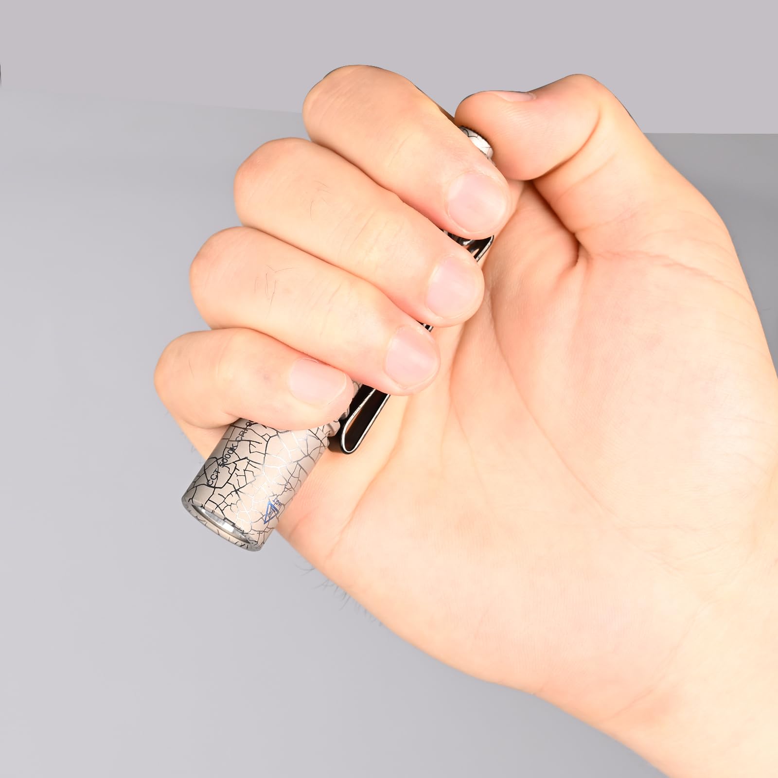 ACEBEAM Pokelit AA Rechargeable Mini Flashlight with Clip, 500 High Lumens Pocket EDC Flashlight, Super Bright Small Flashlight,