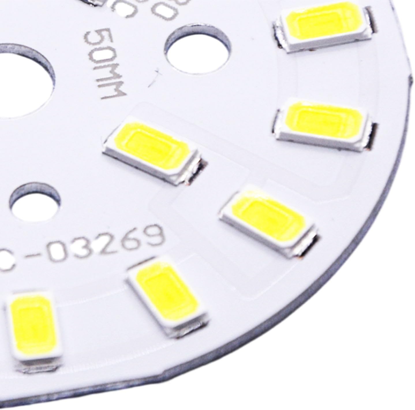 Ruian 5730 Led Chip Bulb Module 300Ma 9W 18 Leds Circular Pure White Super Bright 6000K High Power Aluminium Board For Replacing