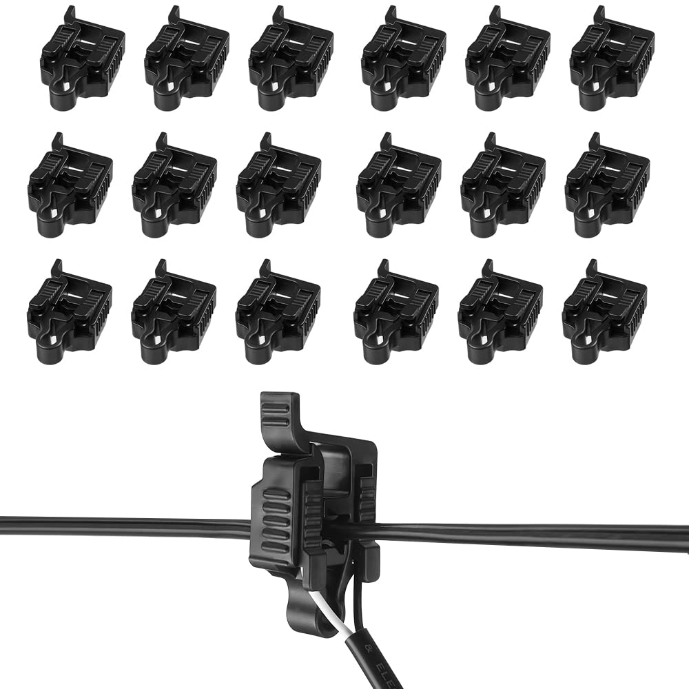 AizzKry Low Voltage Wire Connectors 12-18 Gauge UL Listed, 18 Pack, Black, Model AK-LC18 for Landscape Lighting