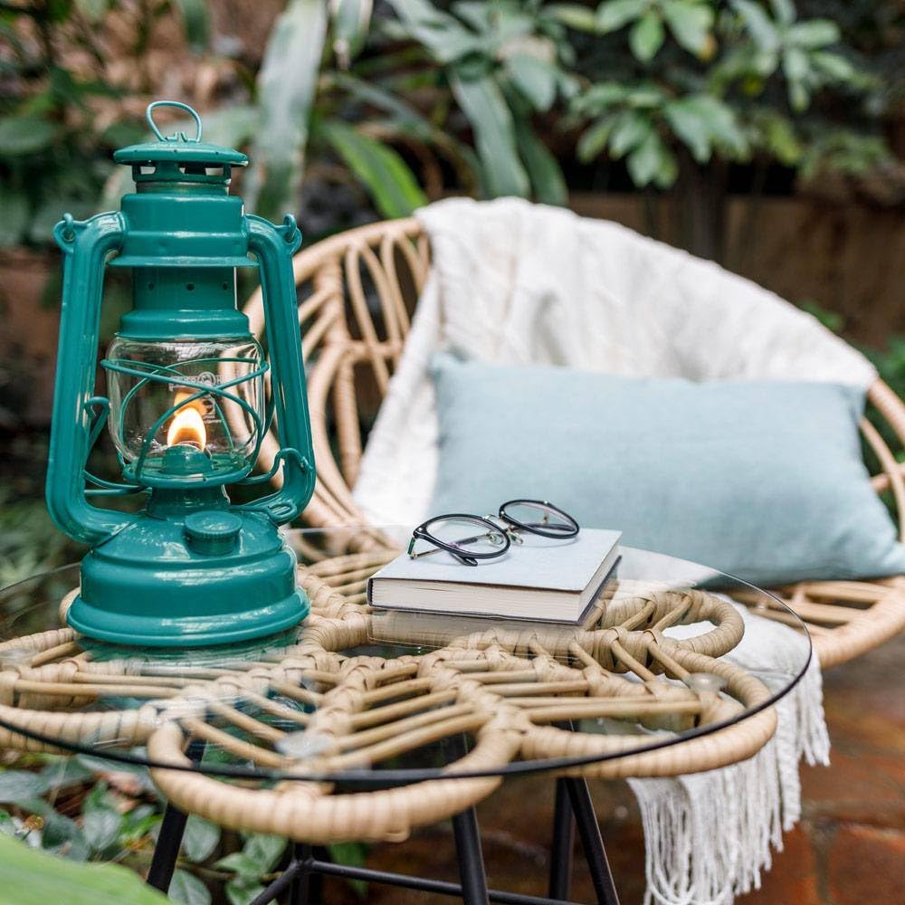 Feuerhand Baby Special 276 Hurricane Lantern In 21 Colours (Teal Blue)