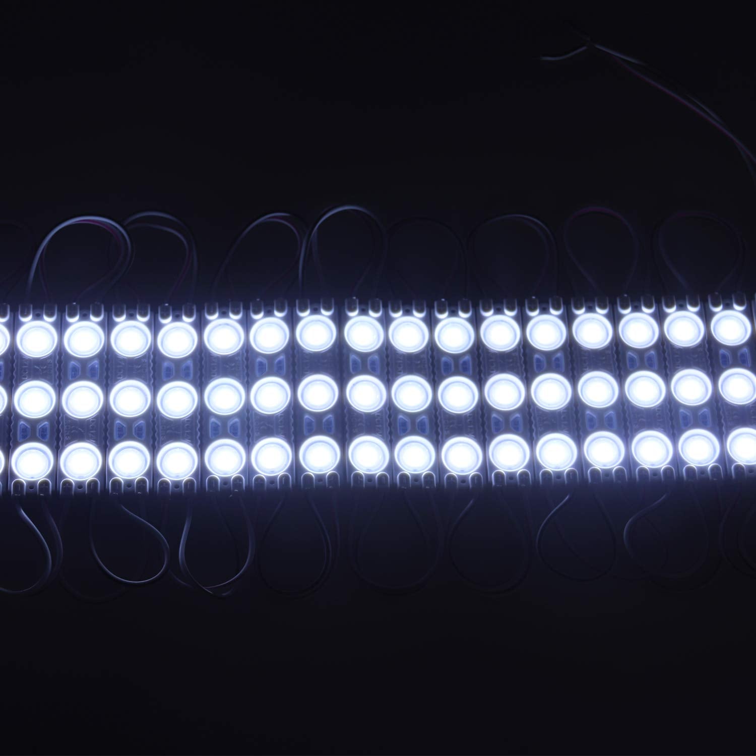 Rextin Super Bright 200Pcs 2835 3 Led Module White Waterproof Decorative Light For Letter Sign Advertising Signs With Tape Adhesive Backside 3 Years Warranty