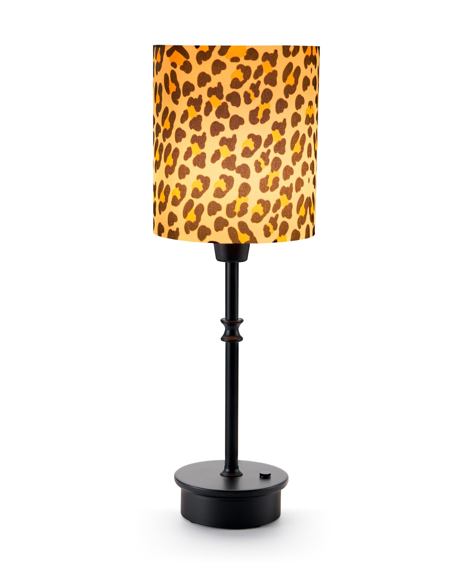 UMEXUS Cordless Table Lamp, Rechargeable Dimmable Touch Light, Small, Black, Model 20633