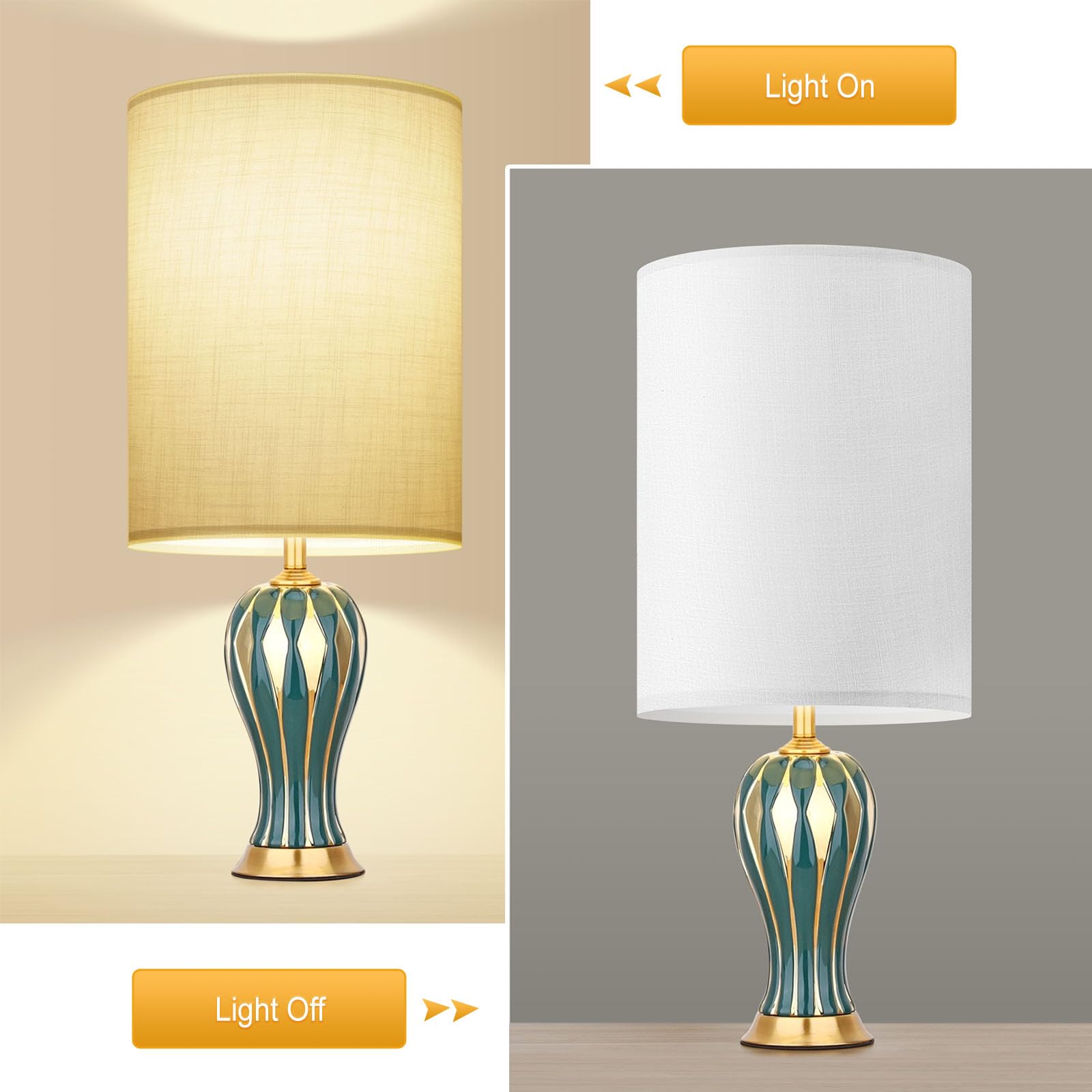 LEYINPEI Large Drum Lampshade, 10" Top x 10" Bottom x 13" High, White Linen for Table/Floor Lamps, Easy Assembly, Model WHITE-11mm