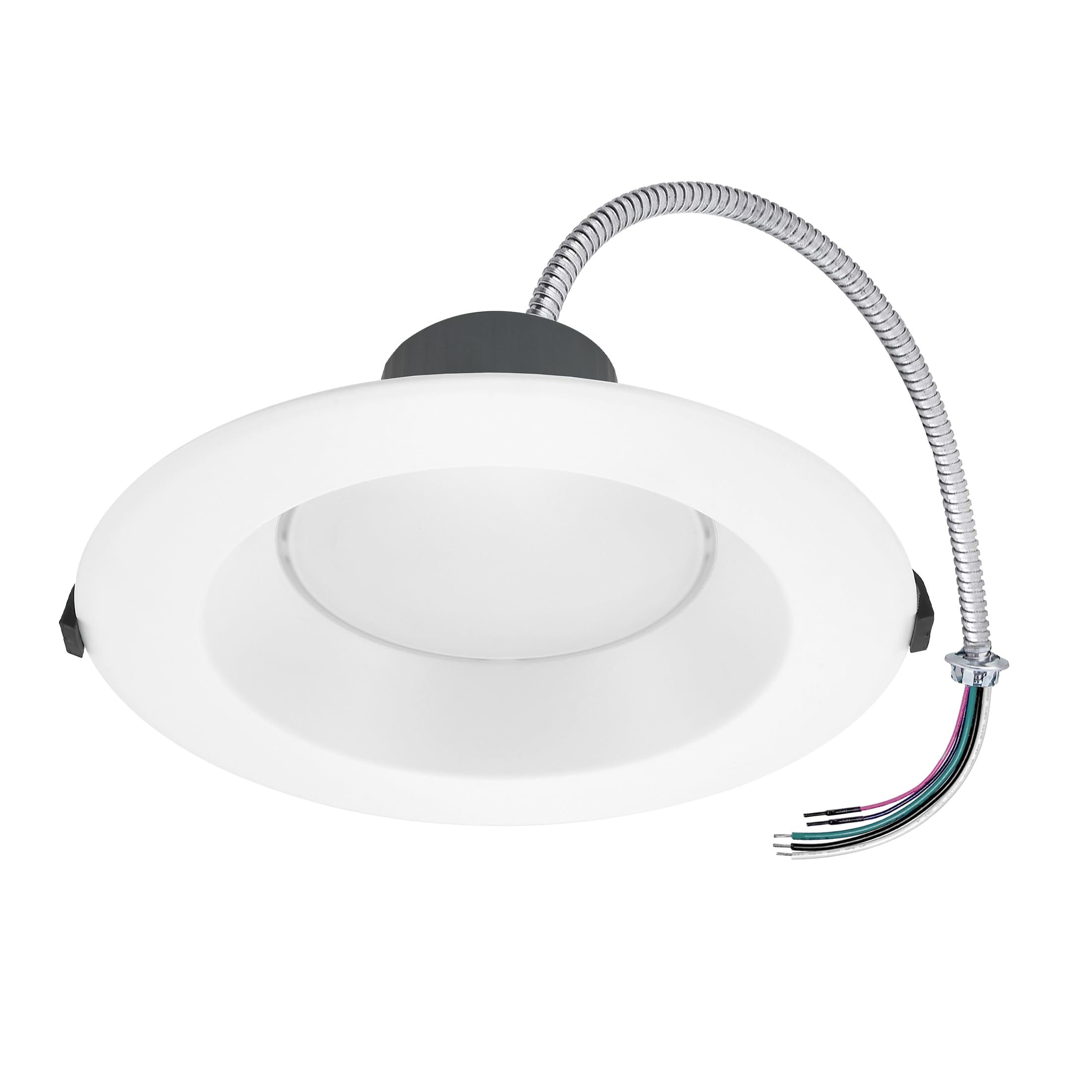 Maxxima 8 in. Recessed Commercial LED Downlight, Selectable Color Temperature/Wattage, up to 2400 Lumens, Energy Star, UL, 0-10V