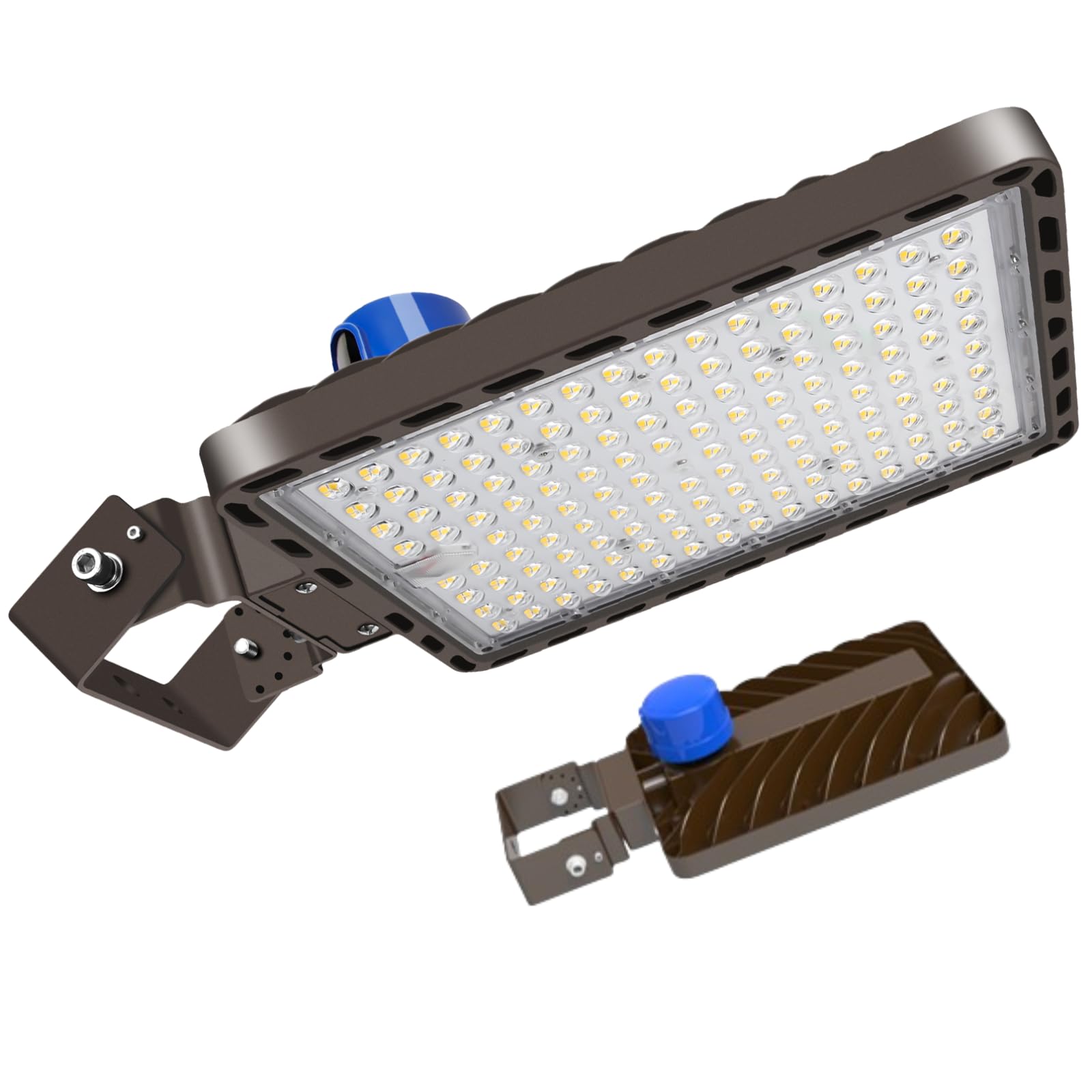 Tomourd 350W Parking Lot Light LED  52500LM 5000K Super Bright Dusk to Dawn Commercial Shoebox Lights Outdoor IP65 Waterproof Adjustable Heavy-Duty Street Floodlight Security Area Stadium Lighting