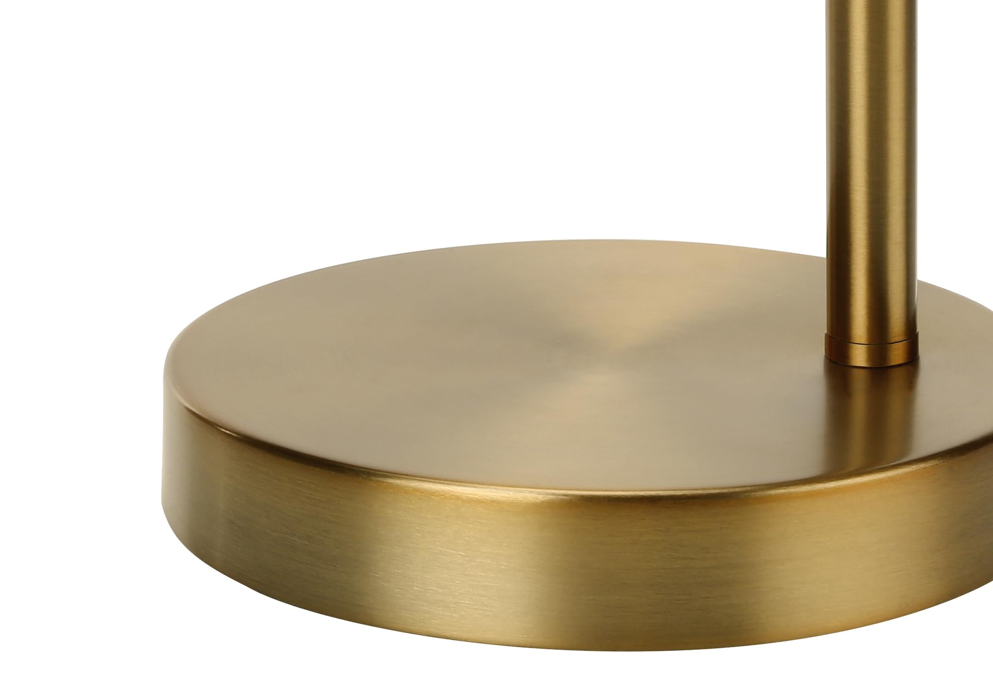 Monarch Specialties 9644 Table Lamp, Gold Metal, 19in H, 10.75in L x 6in W, Contemporary Lighting