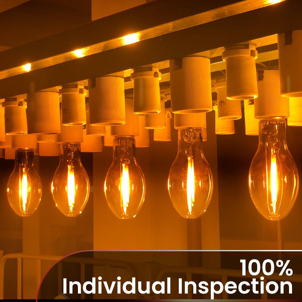 Gruotvszak Mogul Base (E39)  Lu150/Mog 150 Watt High Pressure Sodium Light Bulb  Ansi Code S55  16500 Lumen  24000 Life Hours  Ed23 Clear Bulb  2100K