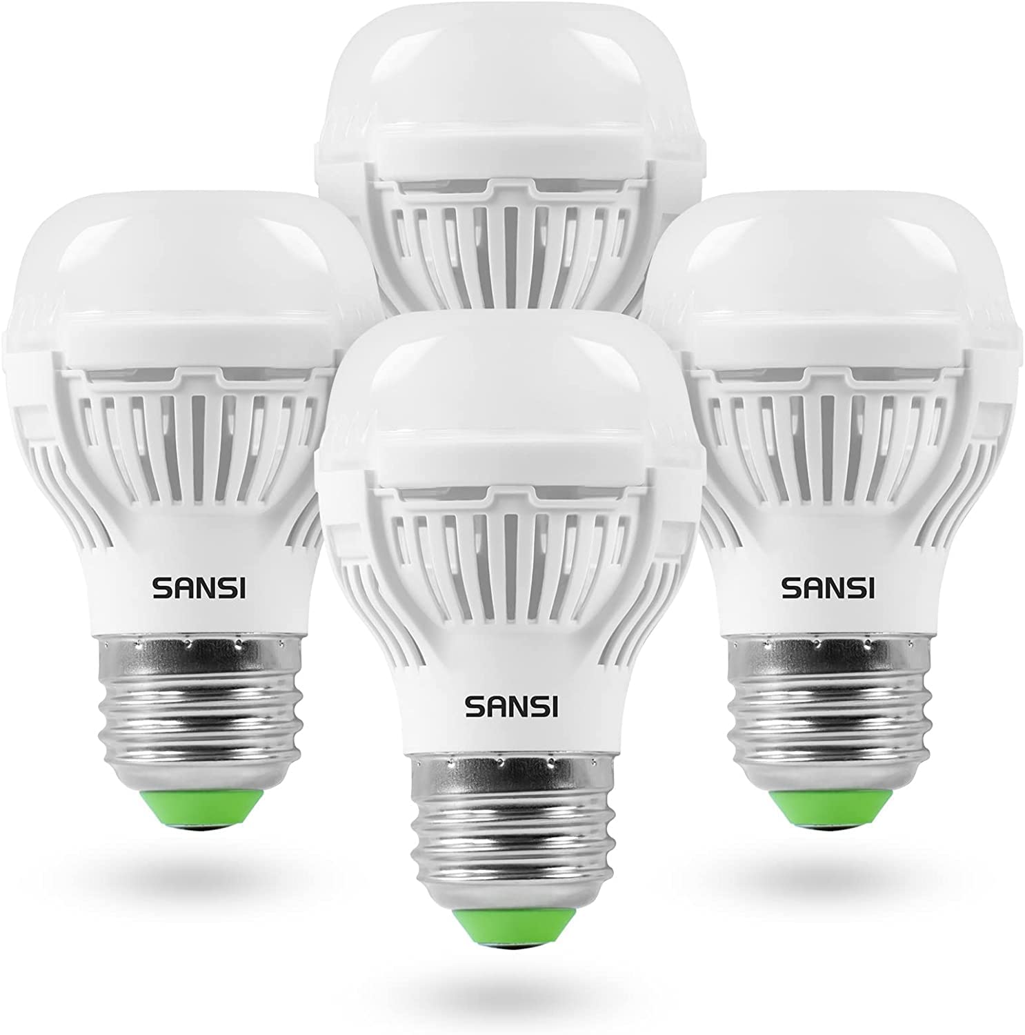 Sansi 60W Equivalent Led Light Bulbs, 22-Year Lifetime, 4 Pack 900 Lumens Led Bulb With Ceramic Technology, 2700K Warm White 9W 