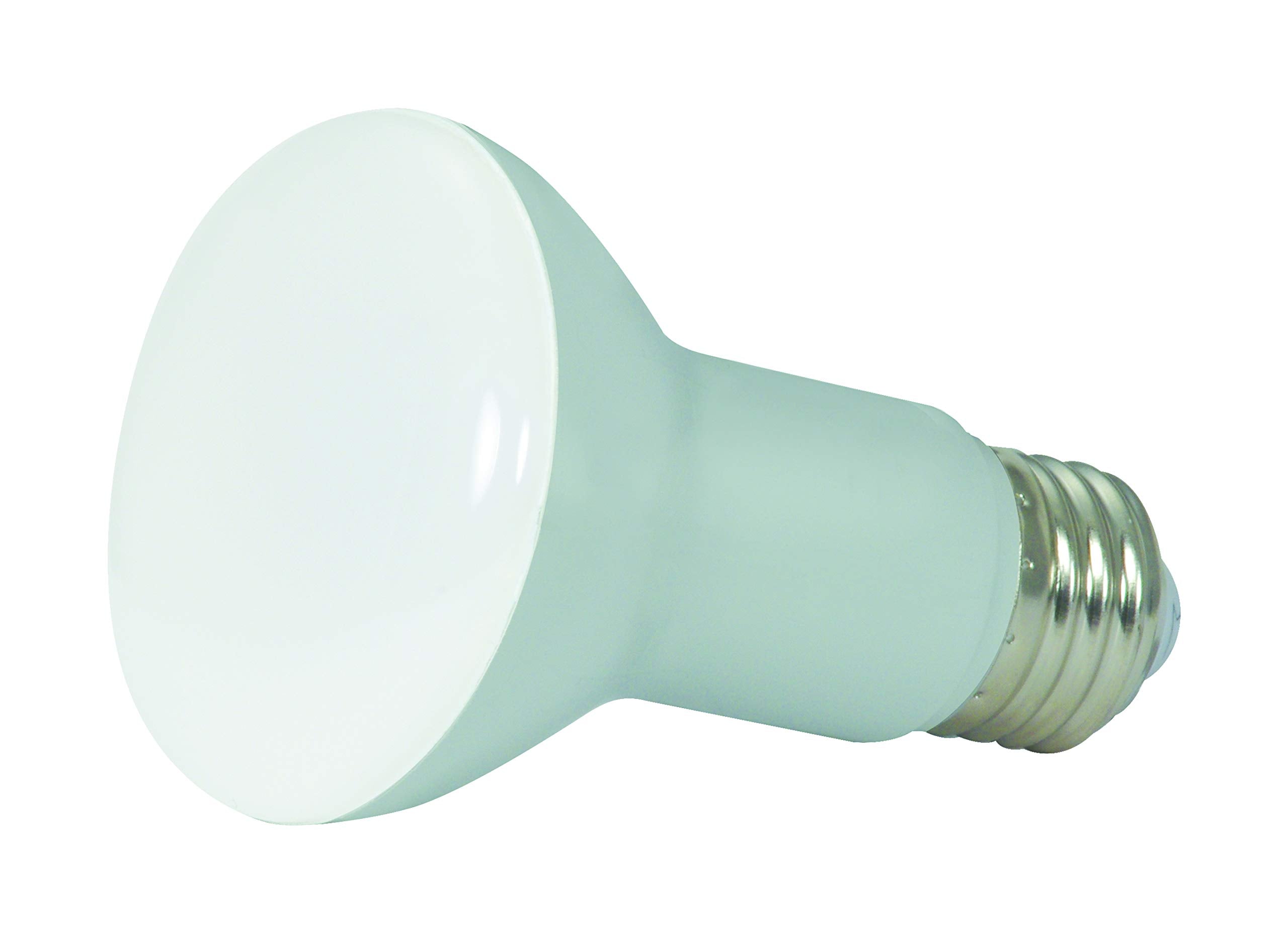 Satco S28577 Medium Frosted White Light Bulb, Glass Material