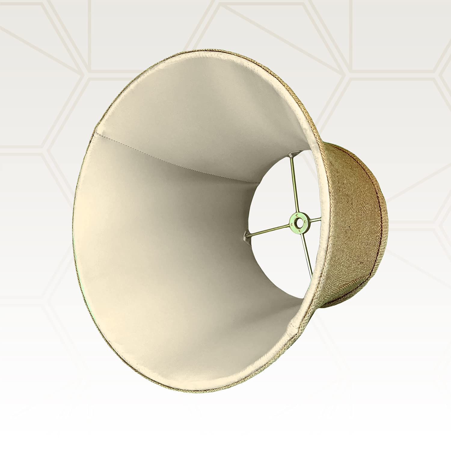 Royal Designs Modified Bell Lamp Shade, Burlap, 11 X 18 X 13.5