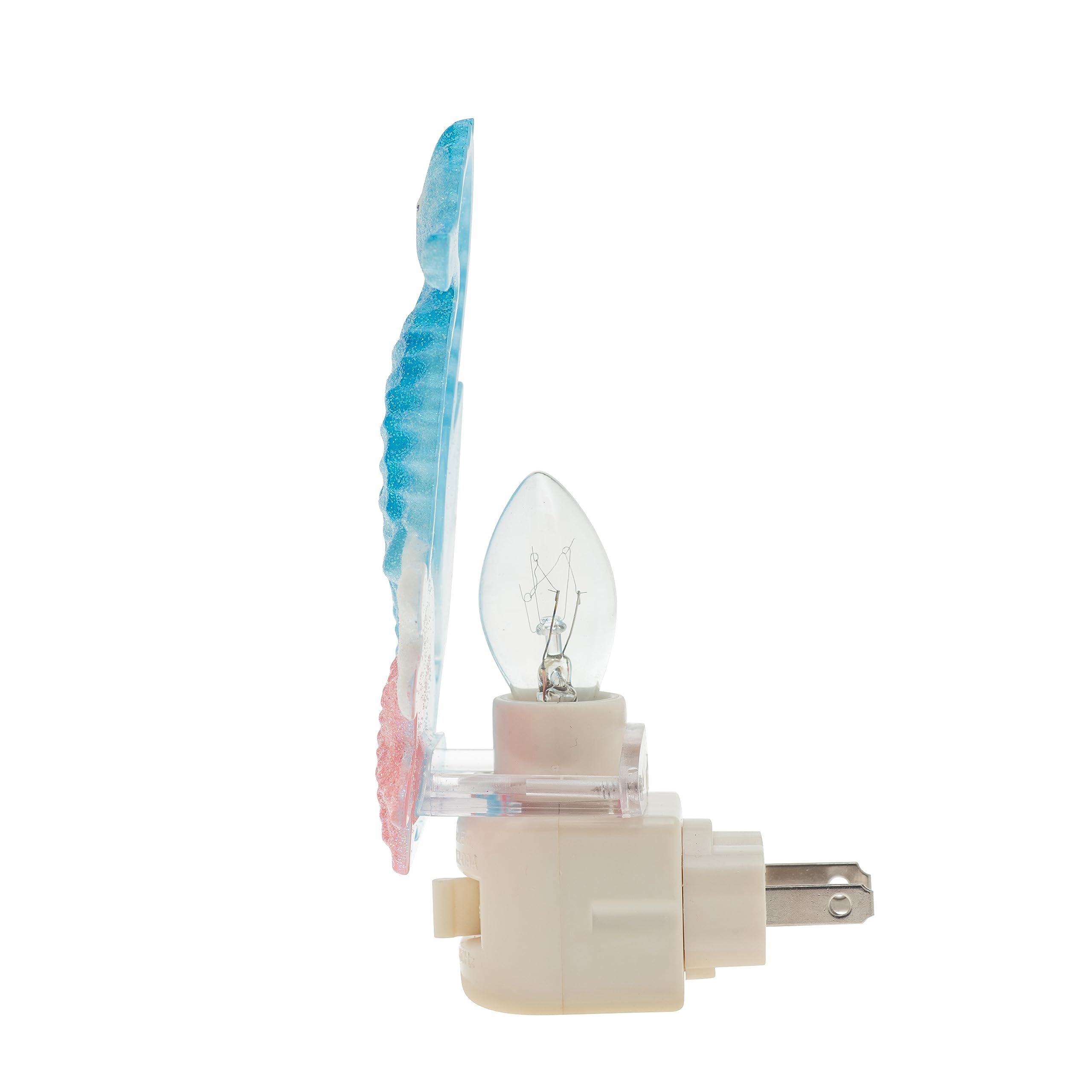 Creative Hobbies Coastal Seahorse Night Light - Includes 5W C7 And Rotational Socket With On/Off Switch