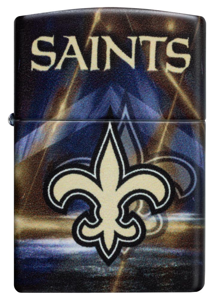 Zippo Nfl New Orleans Saints 540 Matte Pocket Lighter