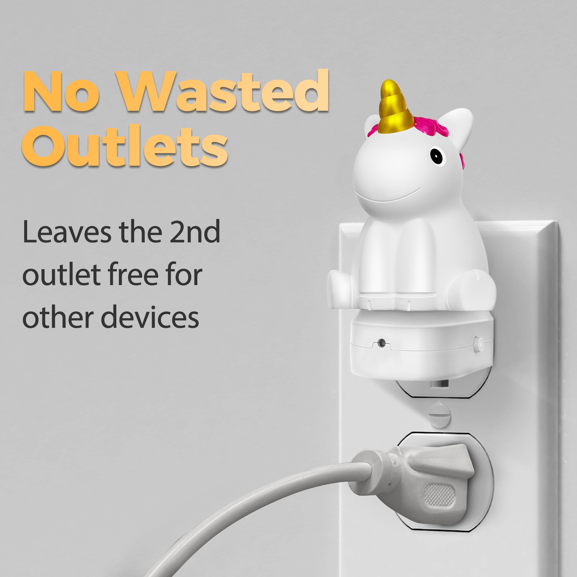 Doresshop Led Night Light For Kids[2 Pack]  3D Cute Unicorn Night Lights Plug Into Wall With Dusk To Dawn Sensor  Rgb+Soft White 3000K Night Light  Christmas Birthday Gift For Kids  Room Decor
