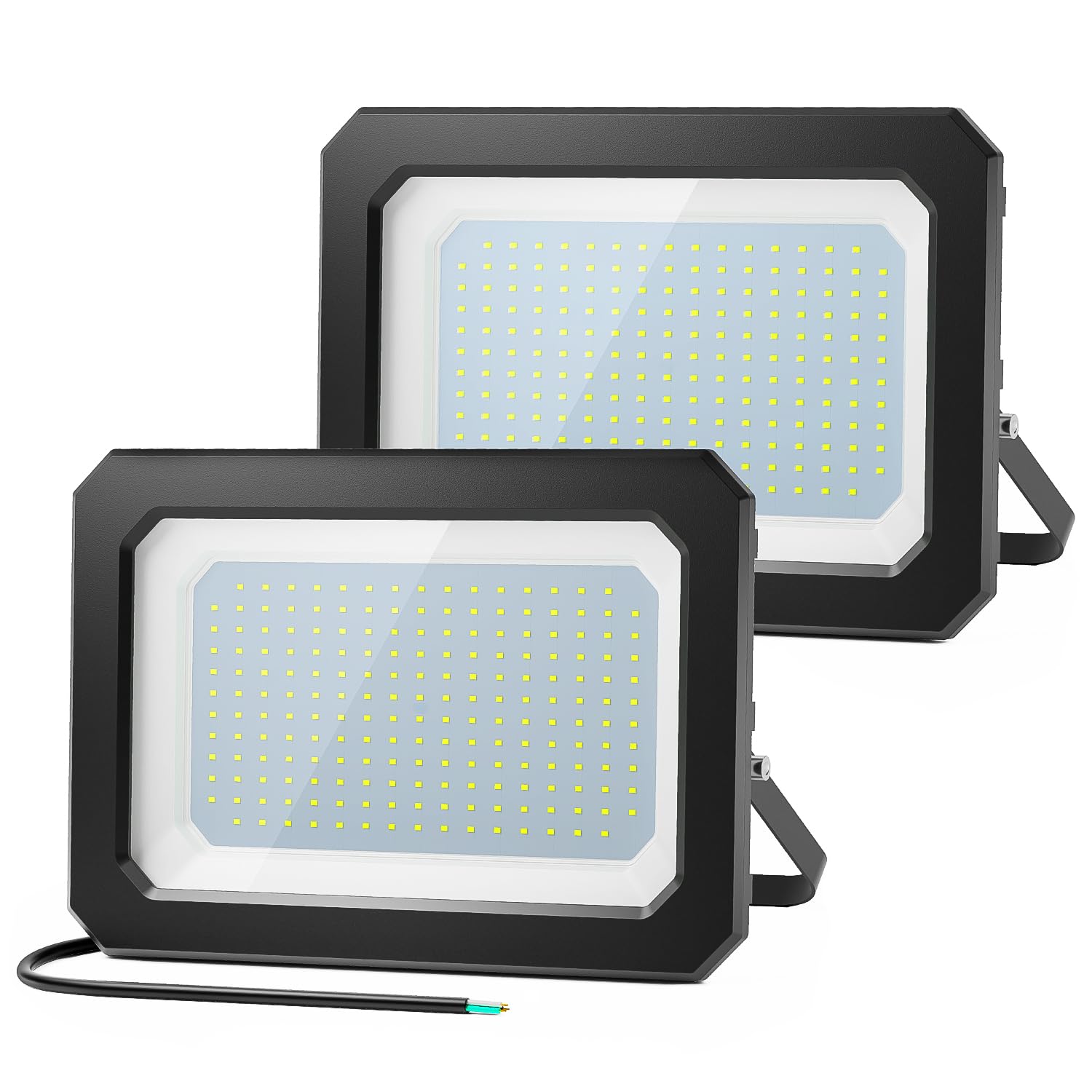 Ustellar 200W Led Flood Lights - 36000Lm, Ip66 Waterproof, Daylight White, Hard Wire, Model Ut888620 For Outdoor Security & Lighting