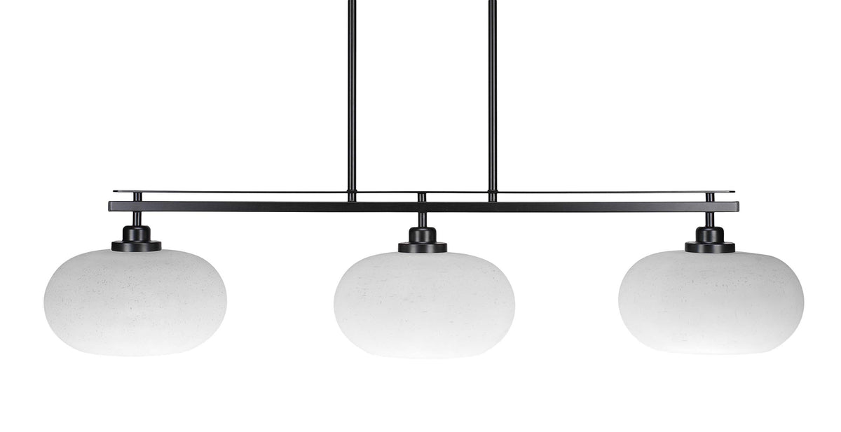 Odyssey 3 Light Island in Matte Black (2636-MB-214)