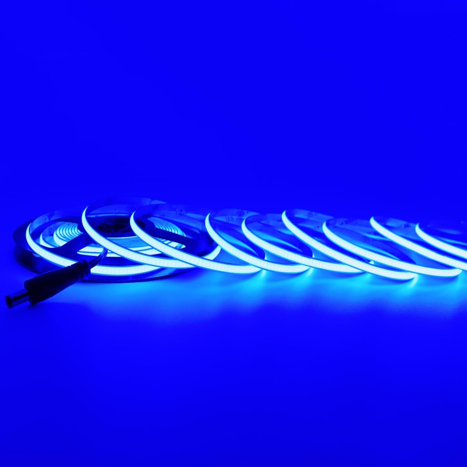 Cinlitek DC24V COB LED Band Lights  16.4ft Ultra High Density Tape Light  480LED/m  320+LM/FT  5mm Width Dimmable LED Lighting for Indoor Home Cabinet Kitchen Decor&Commercial Use(No Power Supply)
