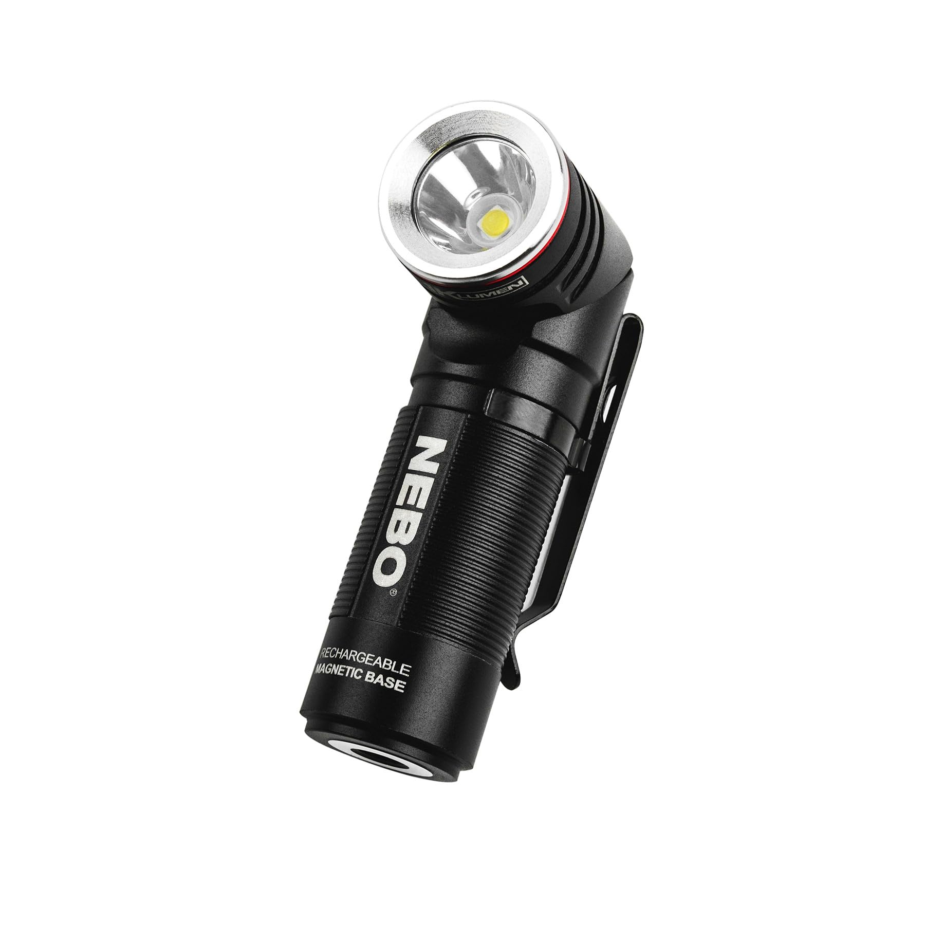 Nebo Swyvel 1000 Lumen Usb Wireless Rechargeable Aluminum Flashlight: Compact 90 Degree Rotating Swivel Head Work Light; 5 Light