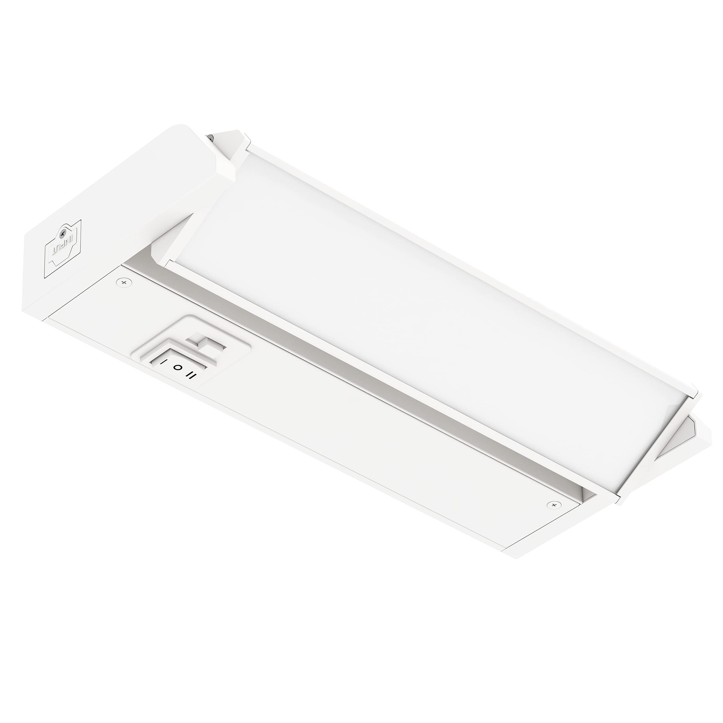 Getinlight 9-Inch Swivel Led Under Cabinet Lights, Glass Lens, Selectable White 2700K/4000K/5000K, Dimmable With Wall Dimmers, W