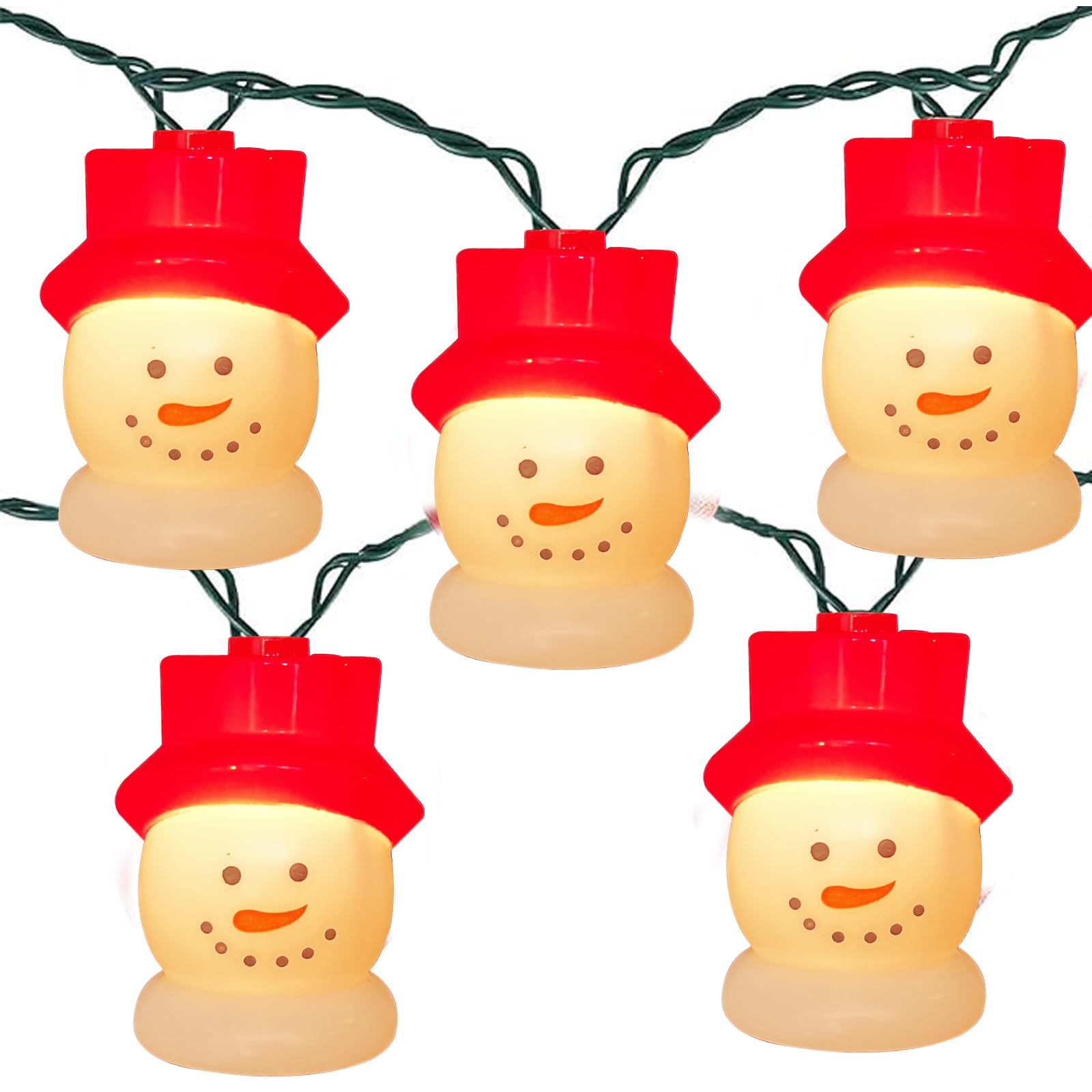 Christmas Snowman String Lights 8.5Ft Christmas Decorations String Lig ...