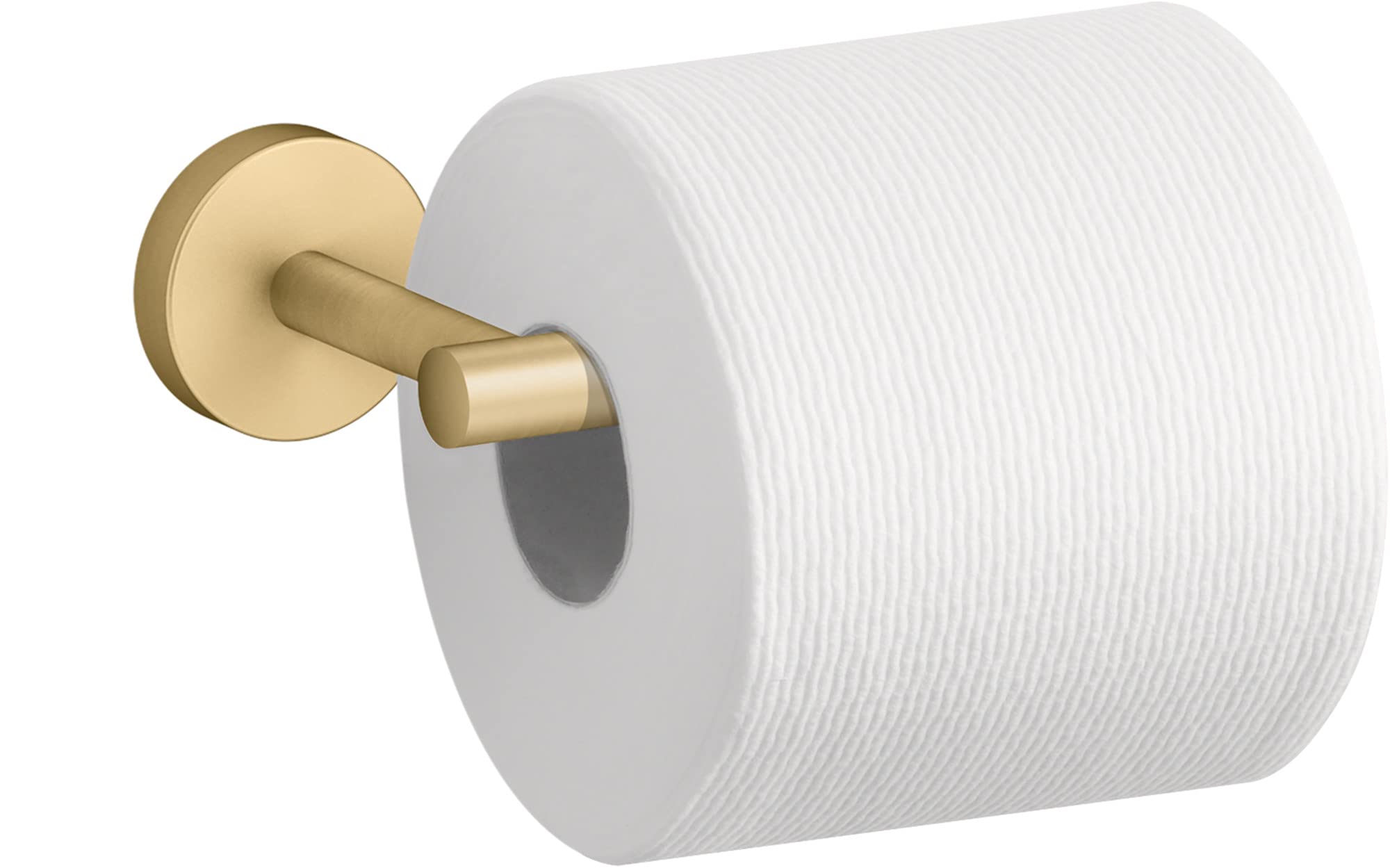 KOHLER ELATE® Toilet Roll Holder - Vibrant Brushed Moderne Brass, Metal, Model 27292-2MB