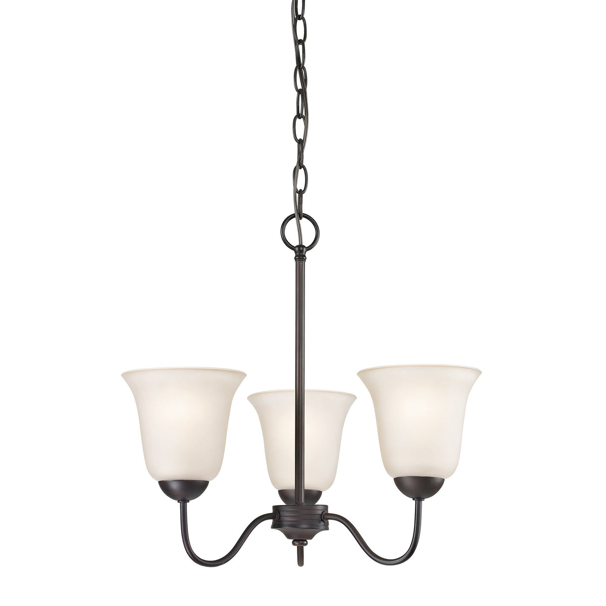 Elk Home Oil-Rubbed Bronze Chandelier, 19W X 19D X 18H, Metal, Cornerstone Lighting