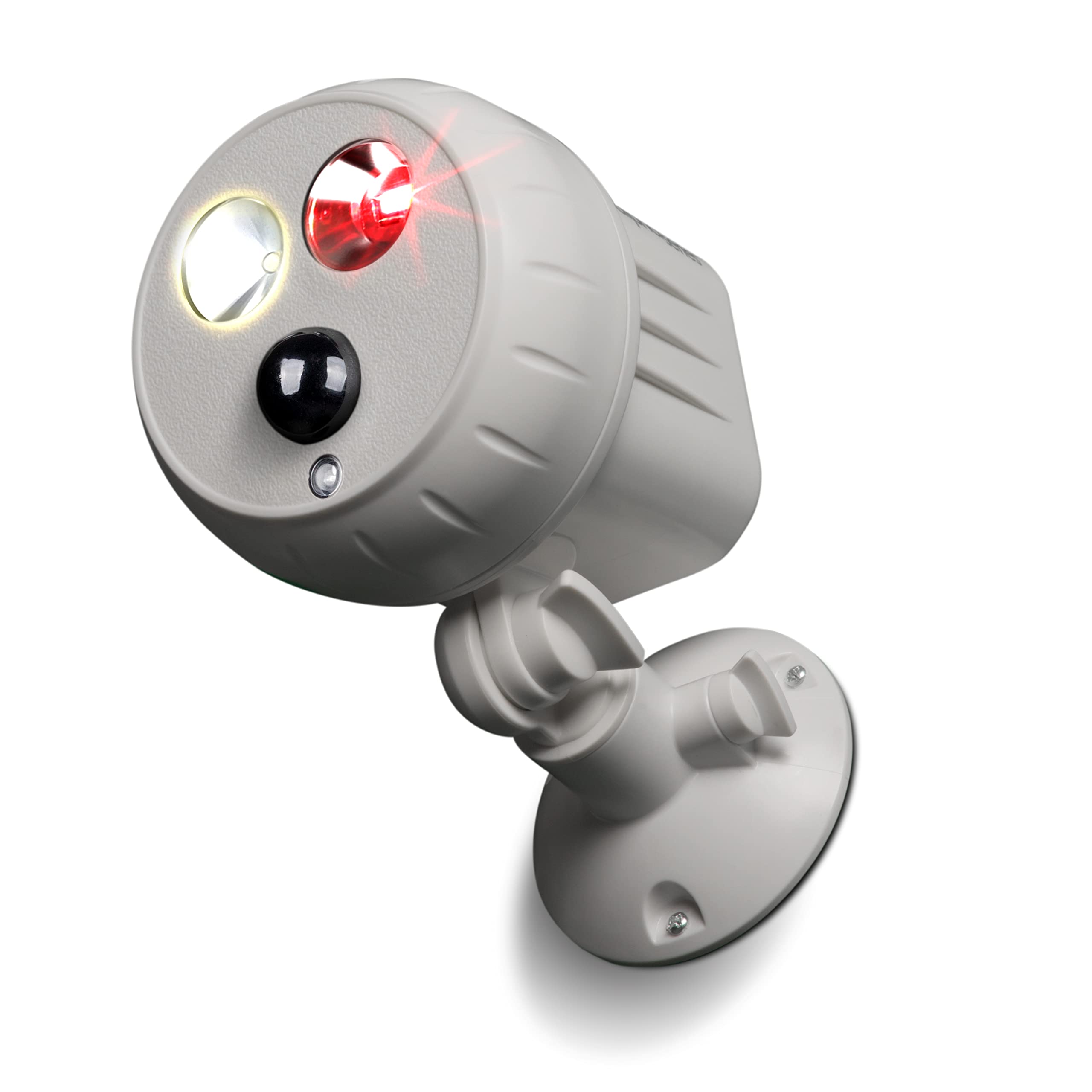 Swann Alpha Series Wireless Motion Activated Outdoor Floodlight with Red & Blue Flashing Security Lights, 400 Lumens, Wide Angle