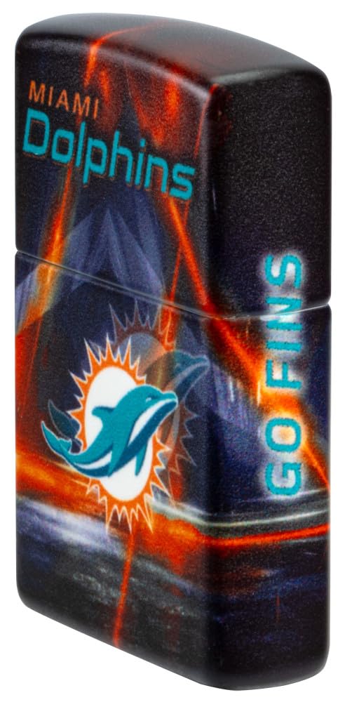 Zippo Nfl Miami Dolphins 540 Matte Pocket Lighter