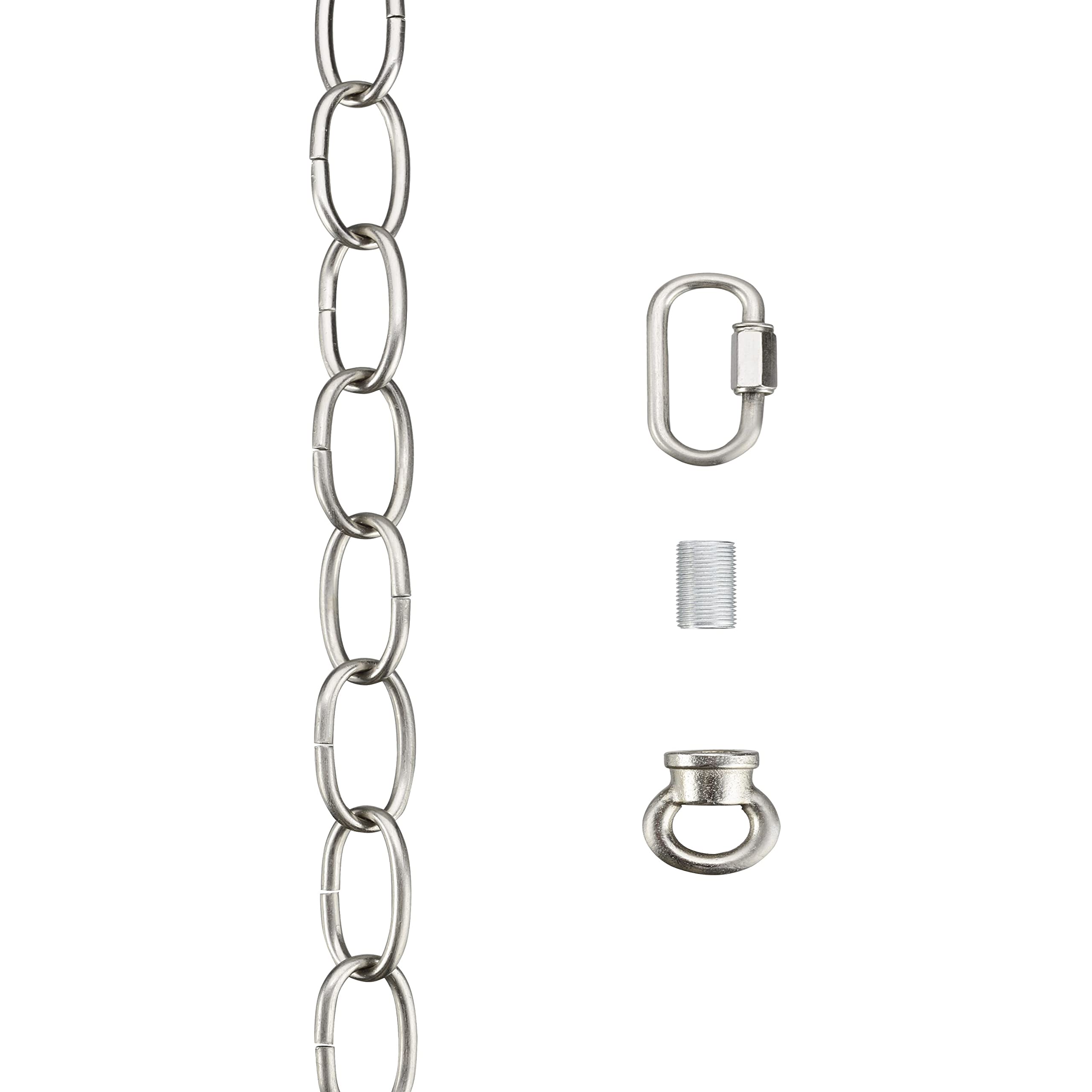 Aspen Creative 21109-31,Steel 6 Feet Heavy Duty Chain & Quick Link Connector for Hanging Up Maximum Weight 40 Pounds-Lighting Fi