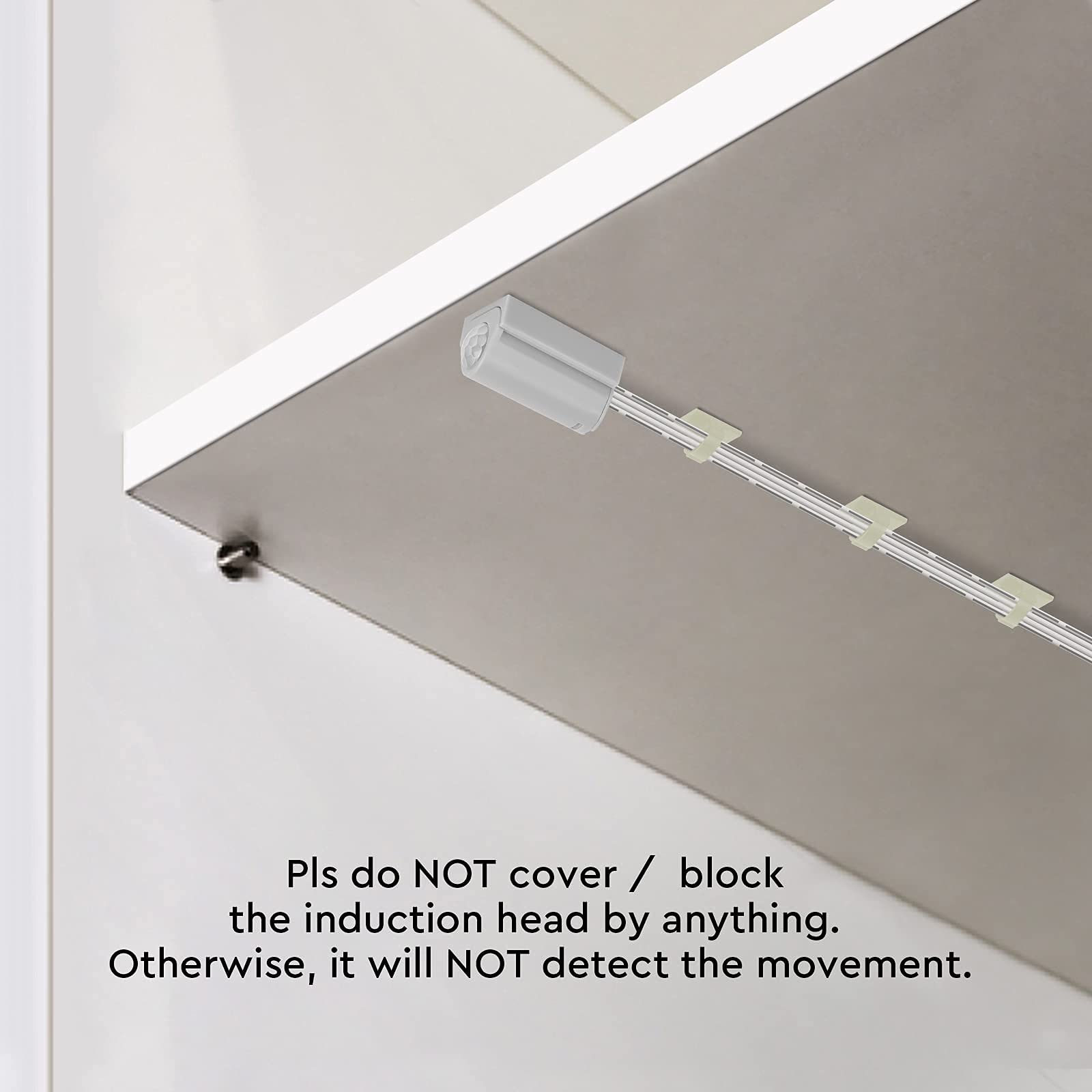 Litever PIR Motion Sensor Switch, Grey, DC 6-24V, 3A, for DIY LED Lighting in Pantry, Closet, Gun Safe, Model LL-Motion-026-GW