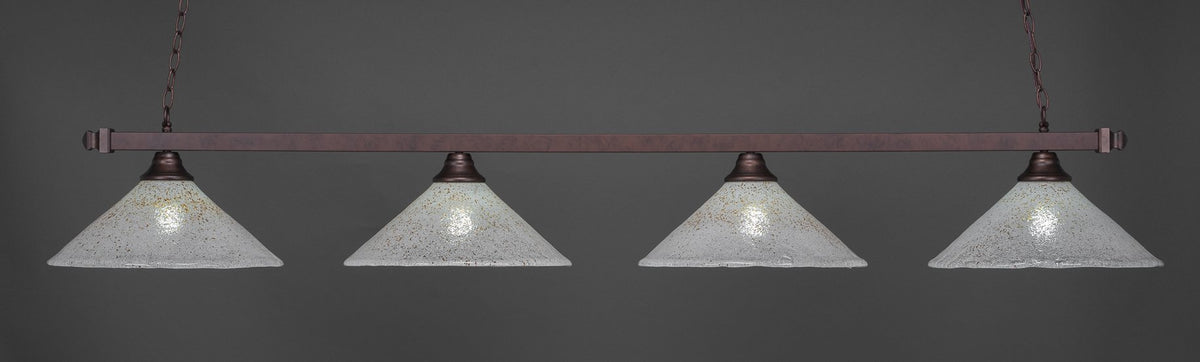 Square 4 Light Island in Bronze (804-BRZ-714)