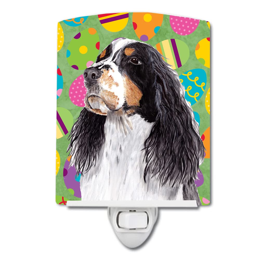 Carolines Treasures Night Light, Ceramic, Springer Spaniel Design, 6x4x3in, Multicolor, Model SC9441CNL