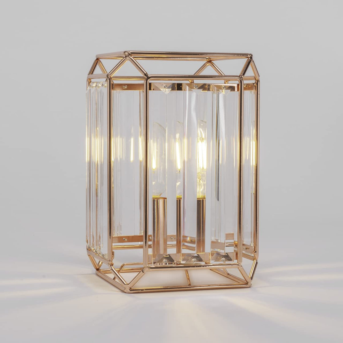 Toltec Lighting Genesis 1 Light Table Lamp in Copper (495-CP)