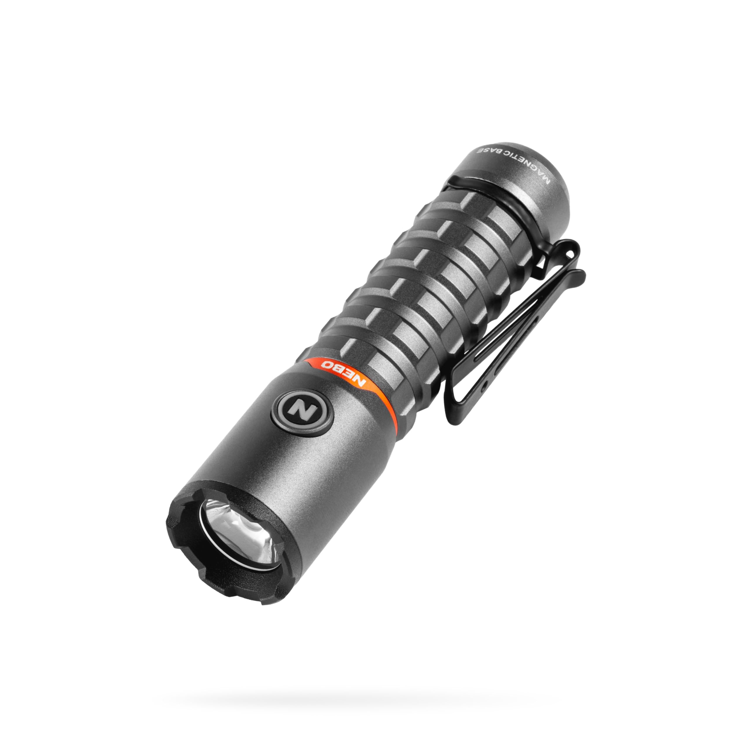 NEBO Torchy Rechargeable USBC 2000 Lumen Pocket Hand Torch - 5 Light Power Modes - Magnetic Base & Pocket Clip - Up to 30 Hours