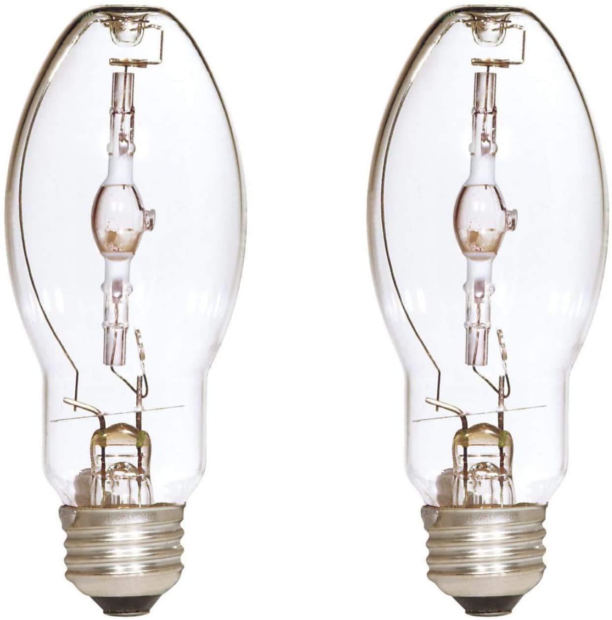 Goodbulb Mp100/U/Med Metal Halide Hid Light Bulb 100W E26 Base Edx17 Ansi Code M90 High Output Hid Light 4000K Cool White Light Color Clear Finish | Car Dealership Lighting 2 Pack