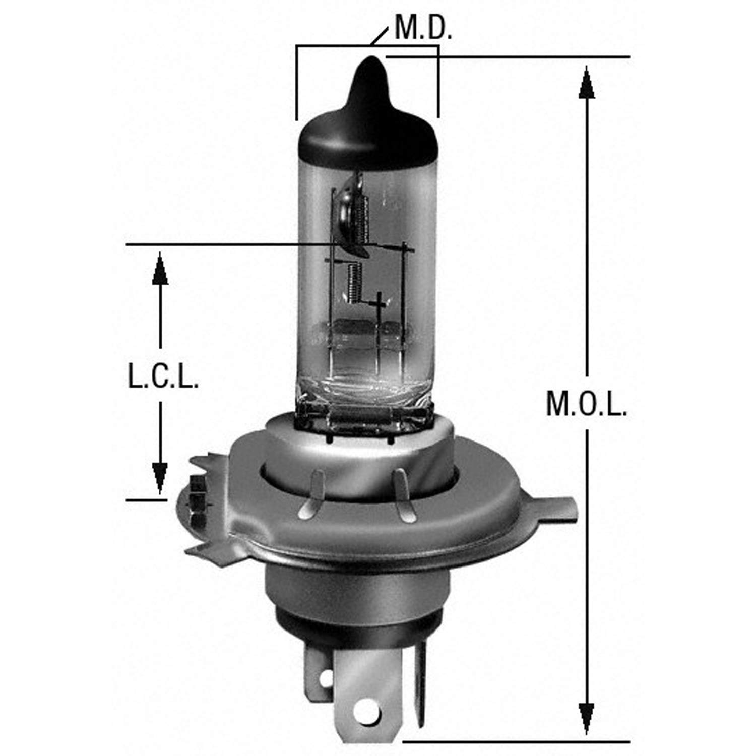 Wagner Lighting 9003 Standard Multi-Purpose Light Bulb Box of 1