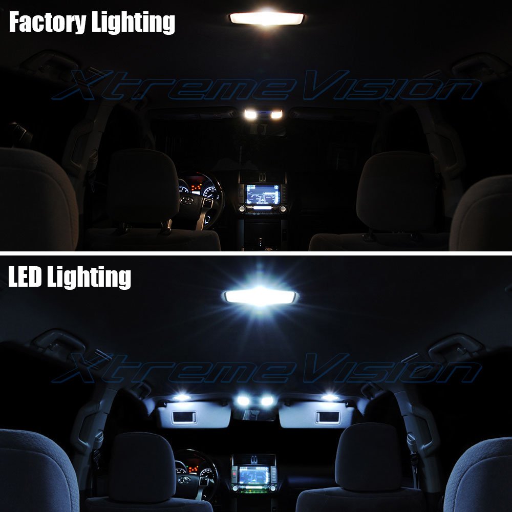 Xtremevision Interior Led For Honda Cr-V 2002-2006 (4 Pieces) Cool White Interior Led Kit + Installation Tool