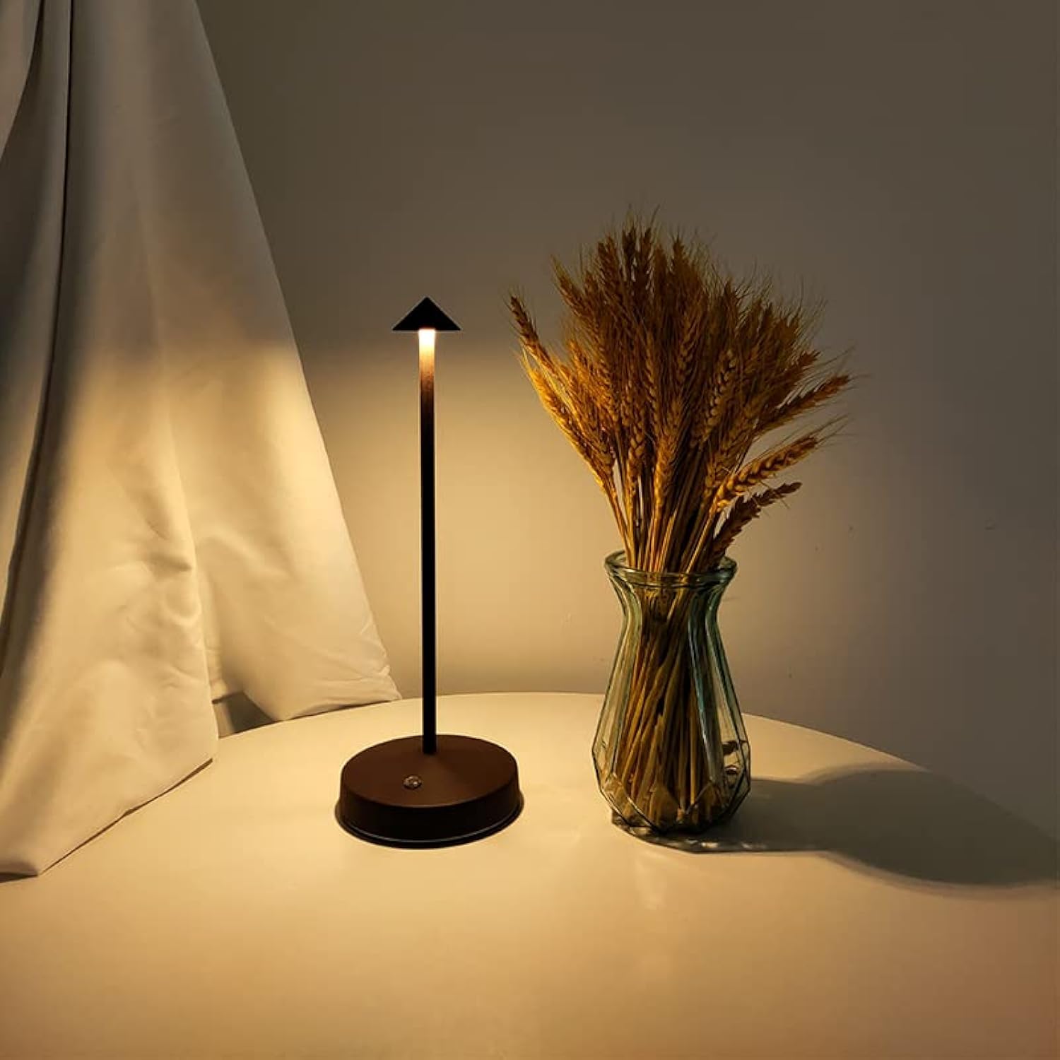 Maglaw Rechargeable Cordless Table Lamps,Modern Battery Operated Table Lamp,Portable Led Touch 2 Levels Brightness Dimmable Bar 