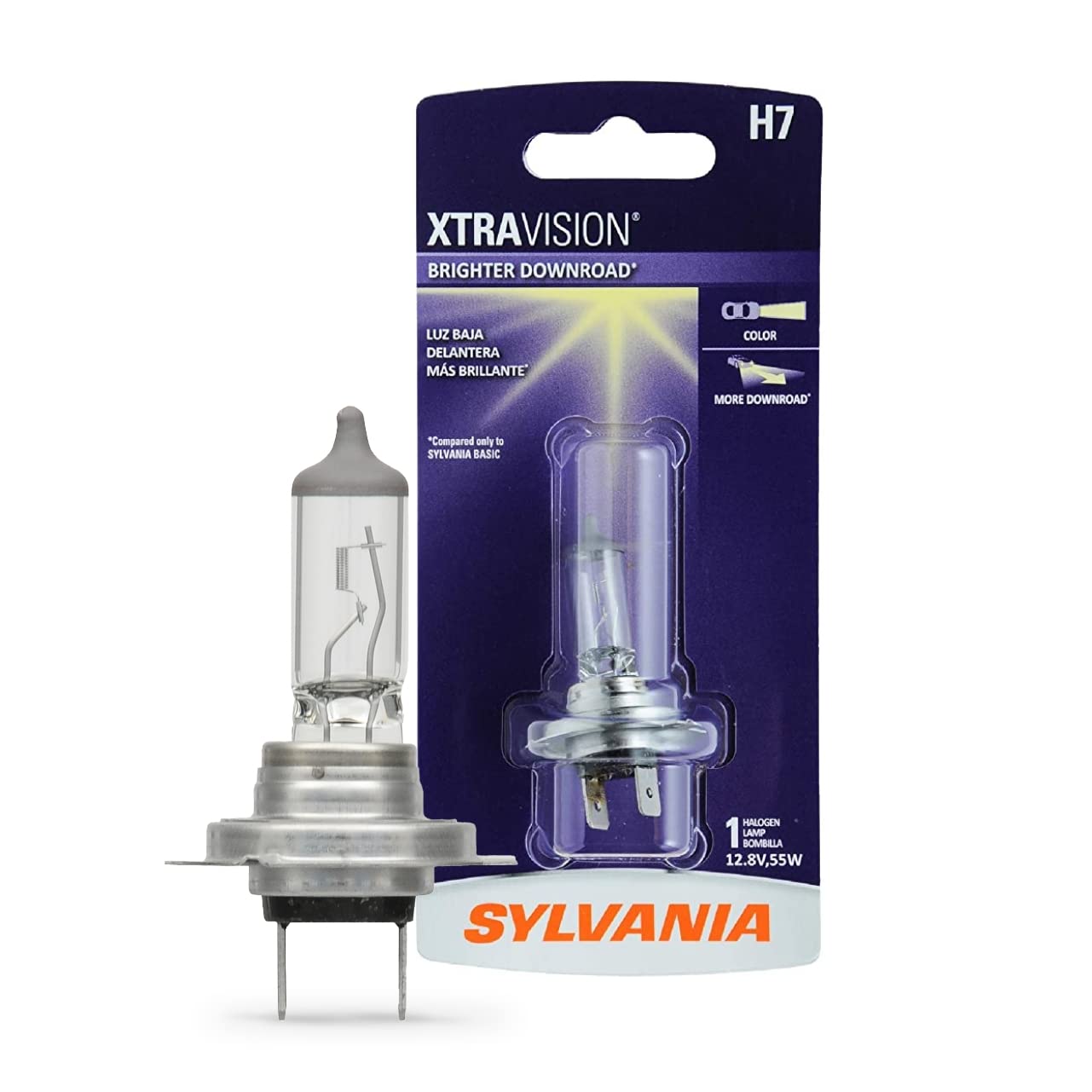 SYLVANIA - H7 XtraVision - High Performance Halogen Headlight Bulb, High Beam, Low Beam and Fog Replacement Bulb (Contains 1 Bul