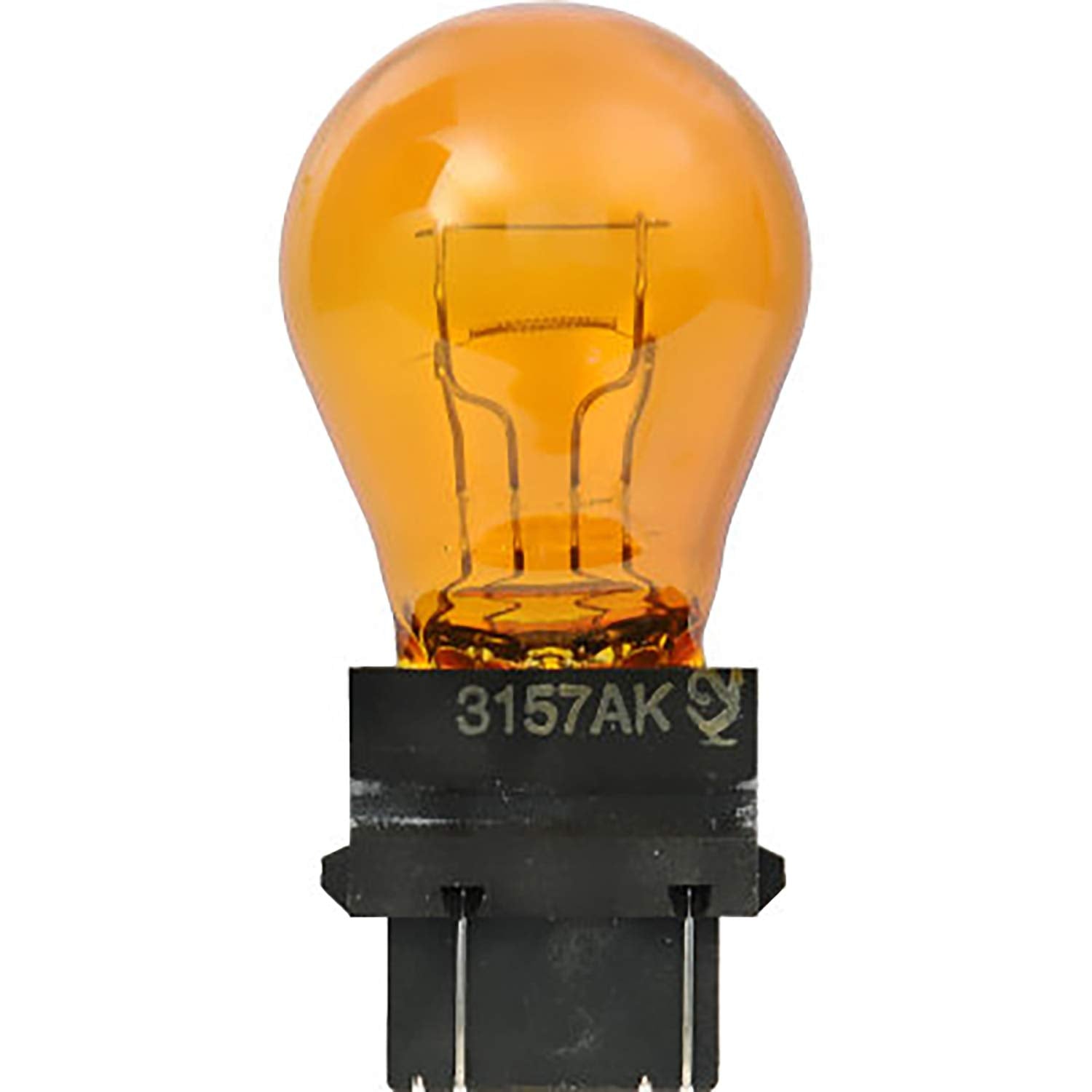 SYLVANIA 3157NA Long Life Mini Bulb - Amber Automotive Light Bulb - 2 Count