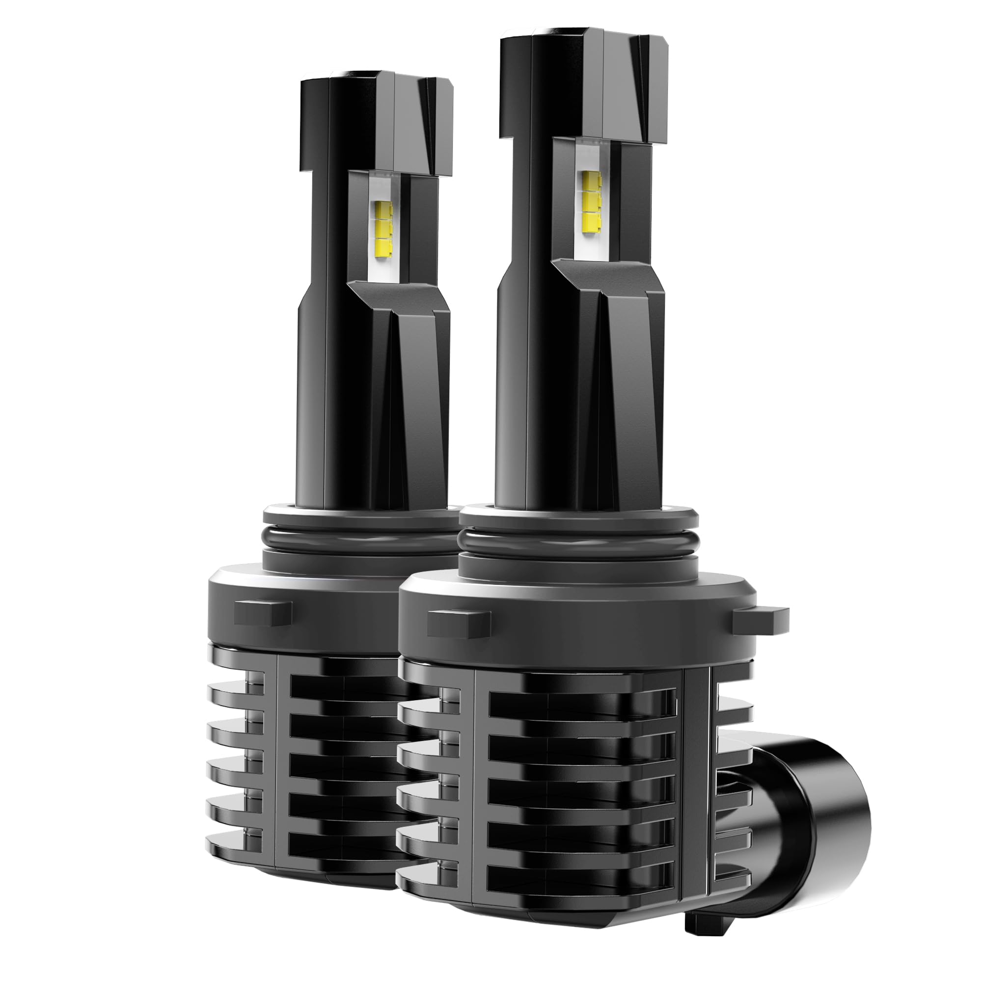 BEAMTECH 9012 Fog Light Bulb, White, 2 Pcs, Powersports Accessory Lights, Model 9012