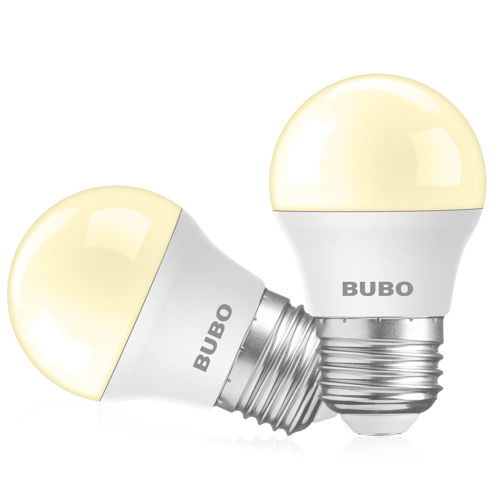 Bubo Led Refrigerator Light Bulb 40 Watt Equivalent, A15 Fridge Light Bulb 120V, Appliance Bulb Soft White 2700K For Freezer, E2