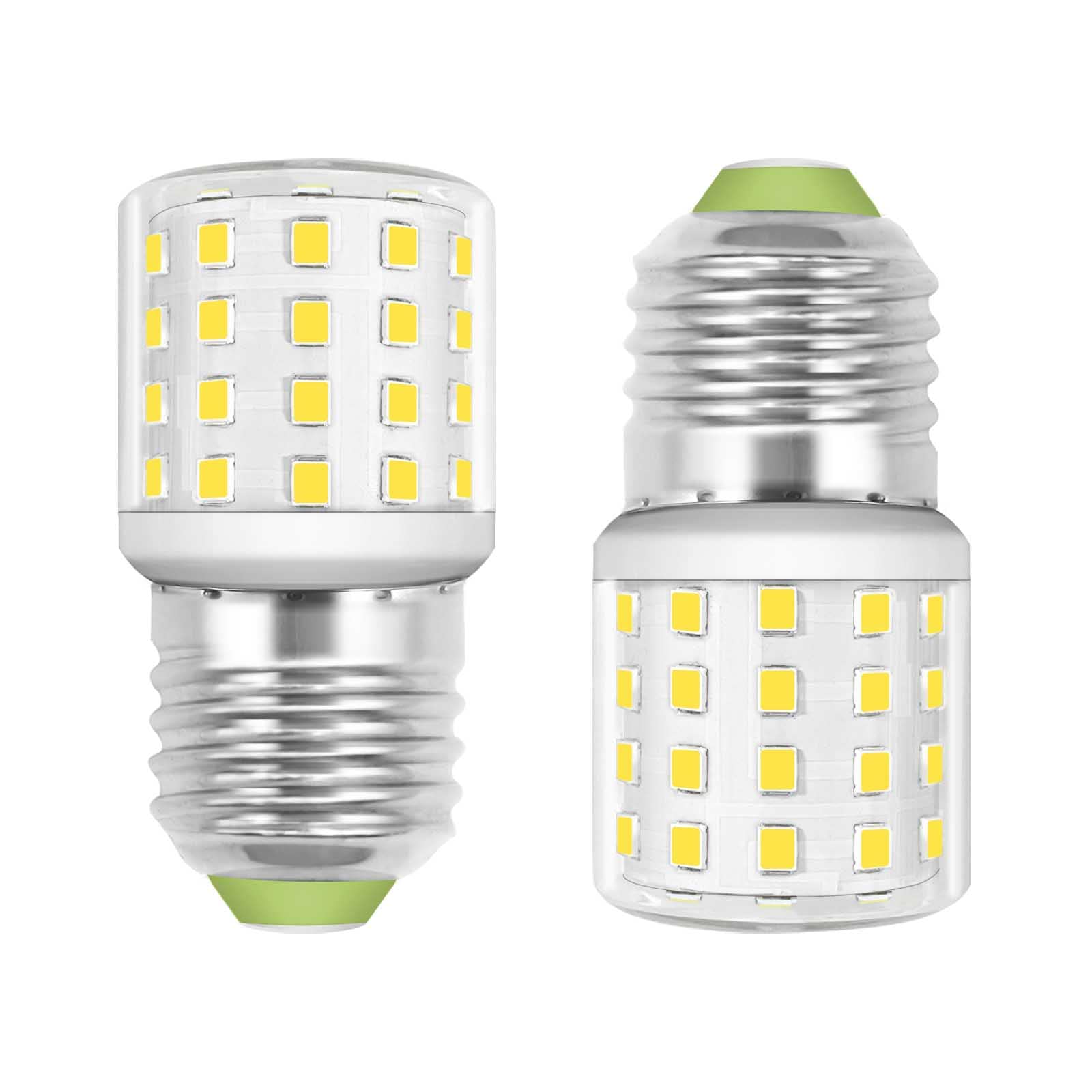 TZLONMFG LED Refrigerator Light Bulb, E27LP2856C, 4W, Daylight White 5000K, 2 Pack