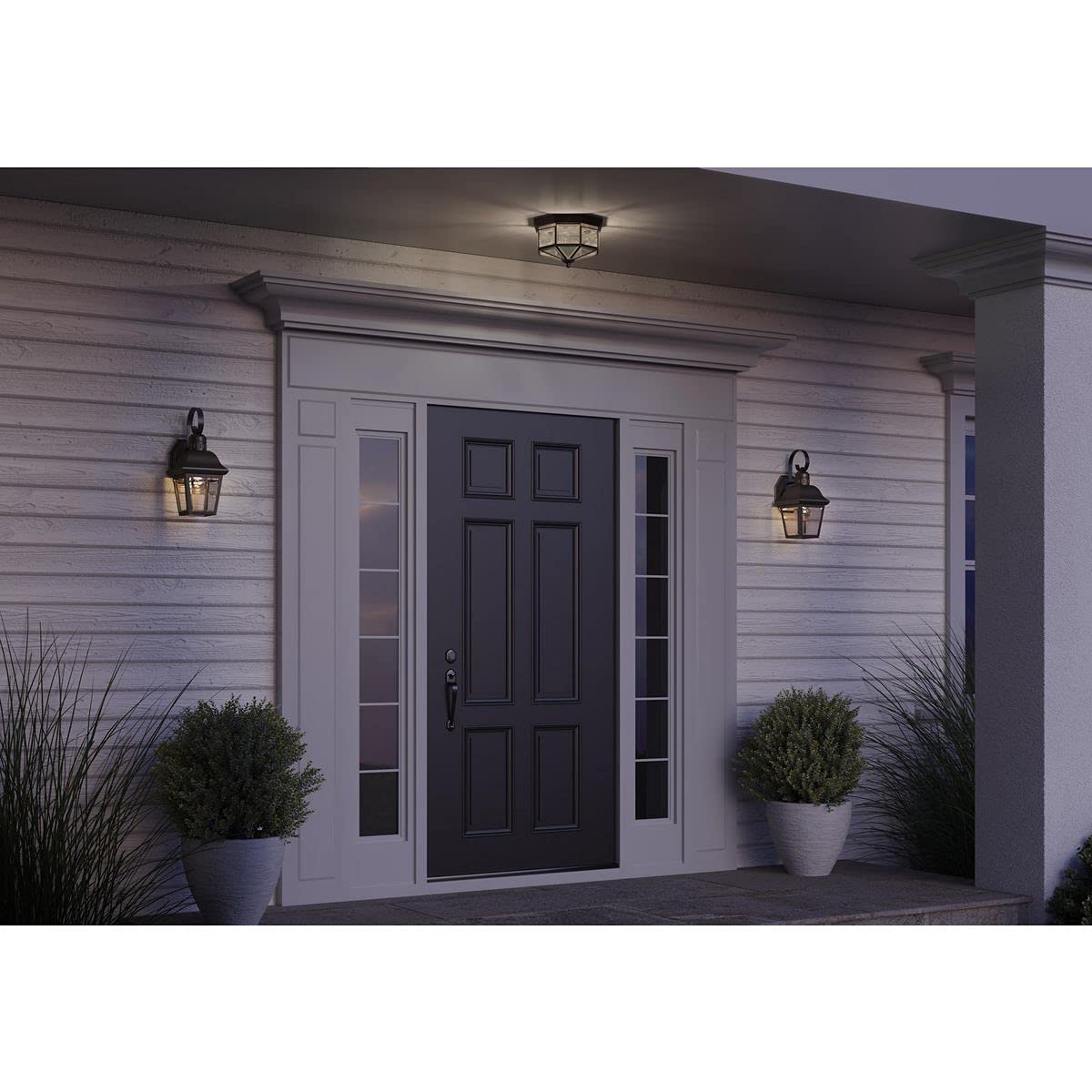 Progress Lighting P5687-20 Outdoor Light Fixture, Aluminum, 5.5in W x 12.5in H, Bronze