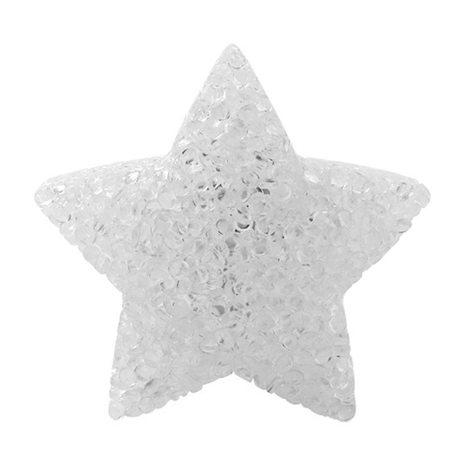 SYH&AQYE Star Signs Night Light, Star Shaped LED Plastic Sign, Battery Operated Desk Table Lamp for Kids, Yellow Light