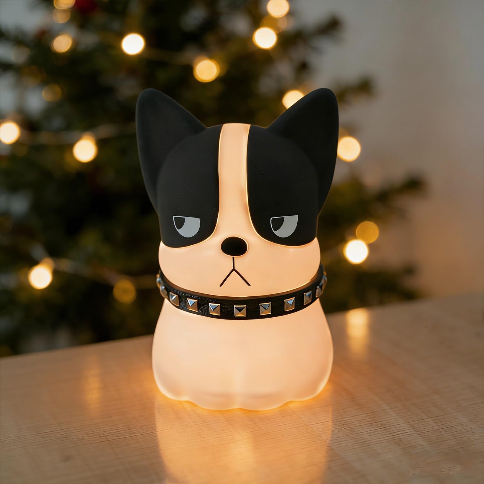 Dog Night Light, Cute Dog Night Light Gifts, Soft Silicone Lamp with 3 Level Warm Light and RGB Changing,Soft Silicone Kids Nurs
