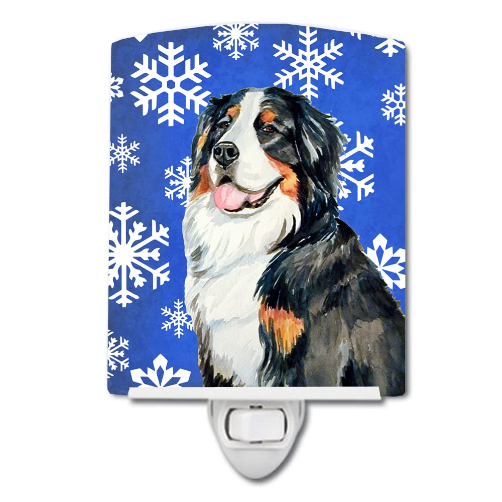 Carolines Treasures Ceramic Night Light, Bernese Mountain Dog, 6x4x3in, Model LH9289CNL, Ideal for Bedroom, Bathroom, Nursery, Multicolor