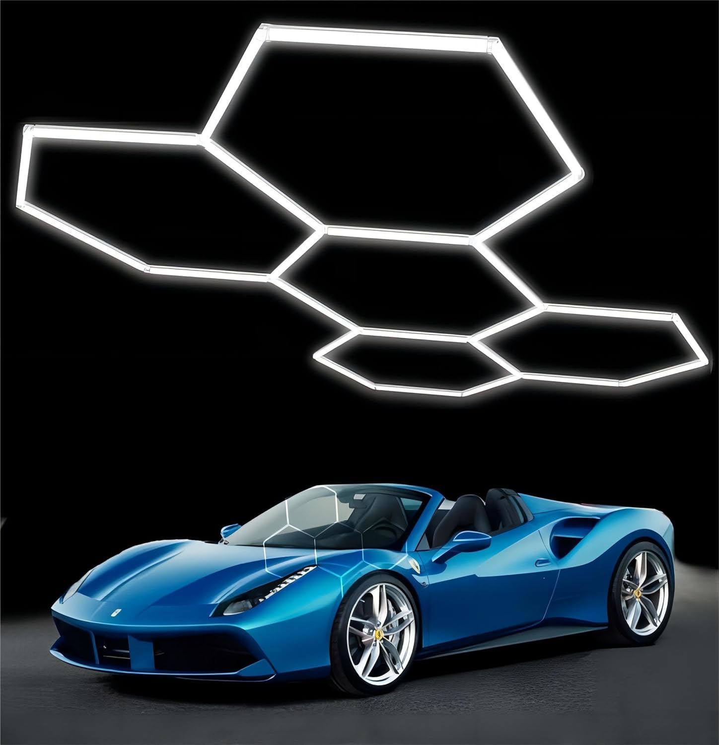 Wanzvisk Hexagon Led Lights for Garage