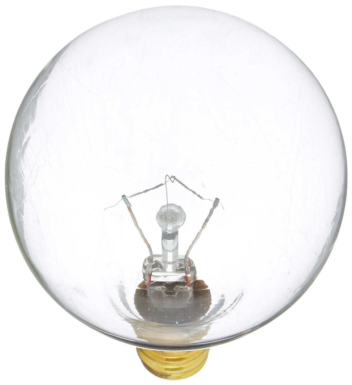 Bulbrite Incandescent G16.5 Candelabra Screw Base (E12) Light Bulb, 25 Watt, Clear